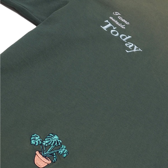 Green Acid Wash Boxy T-shirt XL - Picture 3 of 9